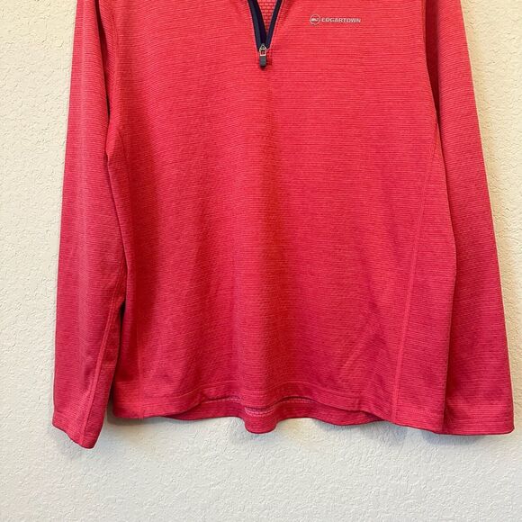 VINEYARD VINES Sankaty Stripe Half Zip Performance Pullover Shirt in Pink - Picture 4 of 9